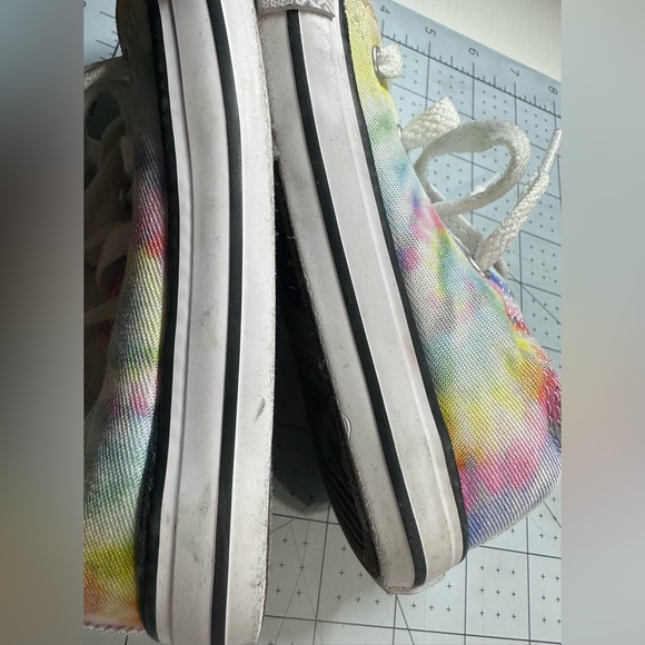 Converse All Star Toddler Little Kids Tie-Dye Pastel lace up Shoes *used* 9T - Picture 5 of 8